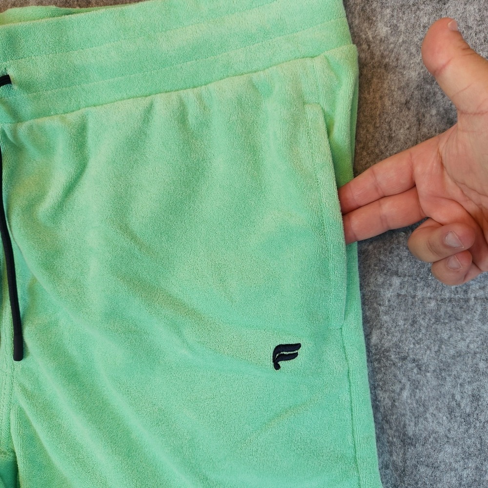 Fabletics‎ The Island Terry Short Men XL Green Lightweight Drawstring Pockets - Picture 4 of 7